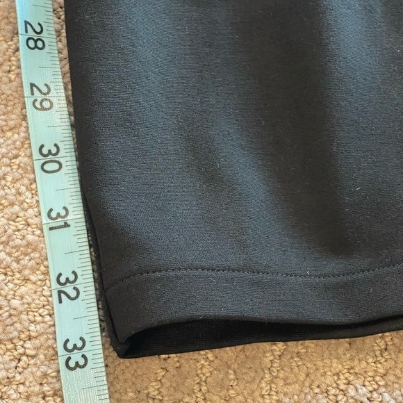 NWT Marcella Pearson Black Split Seam Trouser Pants, Ponte Fabric, Flare Leg, XS - Picture 10 of 15